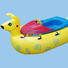 trampoline inflatable canoe manufacturer for water park KK INFLATABLE