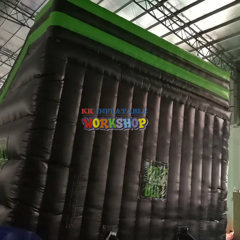 Fun Factory Inflatable Climbing Wall , Amusement Park Inflatable Extreme Sports Rock With Castle Bouncer Slide