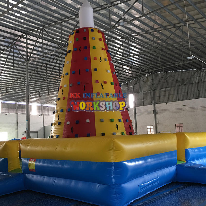 Jump Climb Inflatable Big Climbing Wall Sport Game Inflatable Climbing Rock Game With Air Blower