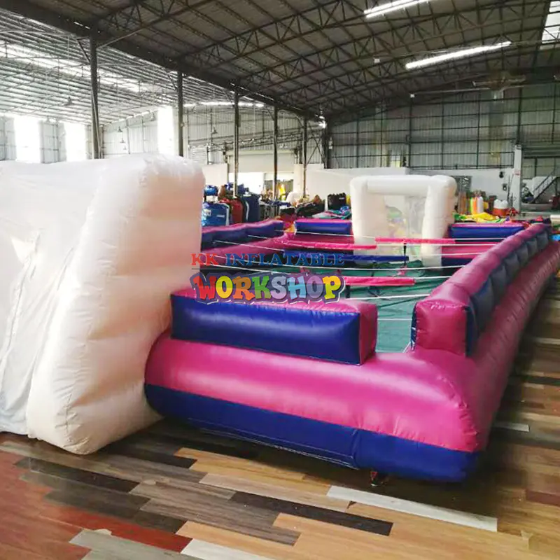 inflatable football soccer playing field