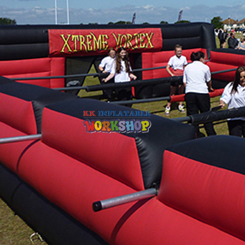 outdoor inflatable football field sport game