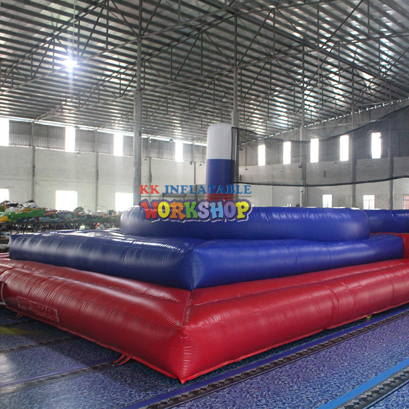 PVC Inflatable Beach Volleyball Field Bouncy Volleyball Court With Jumping Trampoline
