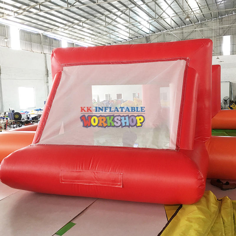 mini inflatable soap football court water football field game inflatable soccer area