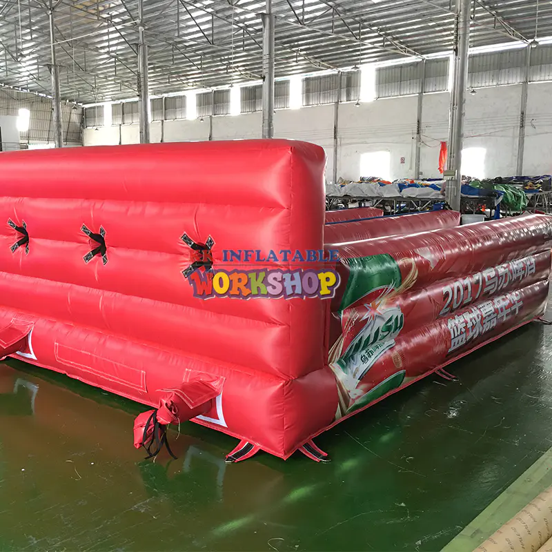 Interactive Game Double 3 Lane Inflatable Bungee Run Race Running Sports
