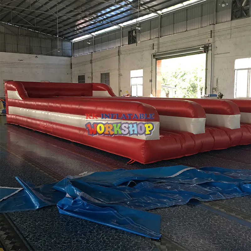 inflatable track game sports with logo