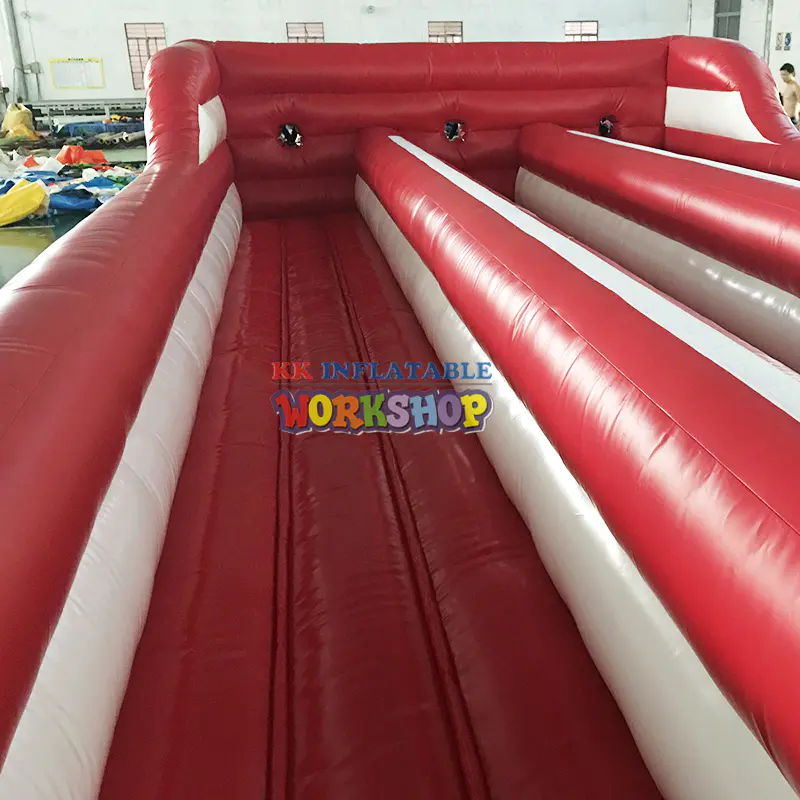 inflatable track game sports with logo