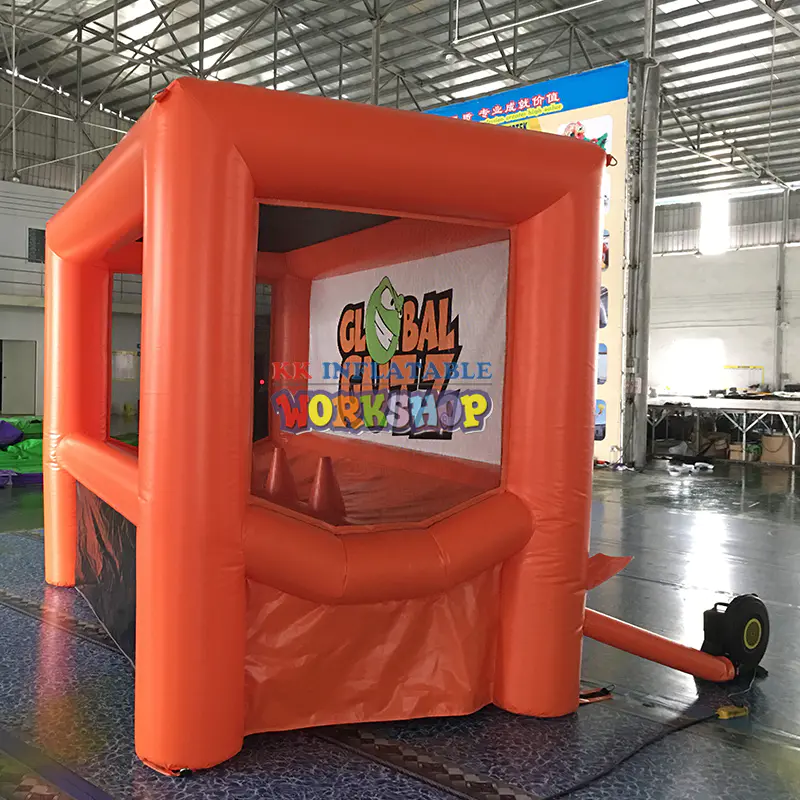 Interactive inflatable archery game