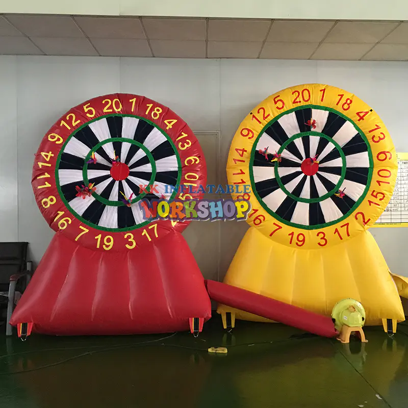 Inflatable archery game darts game football/hatchet dart games