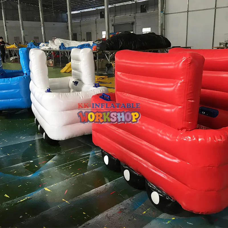 Color inflatable train children's toys