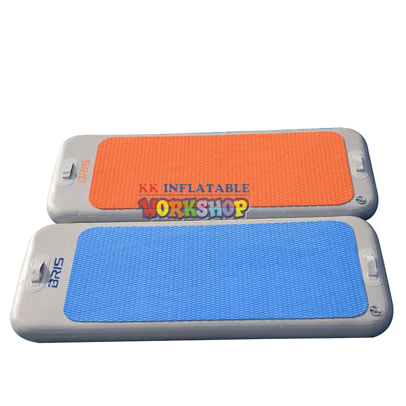Portable multi-standard inflatable gymnastic mat