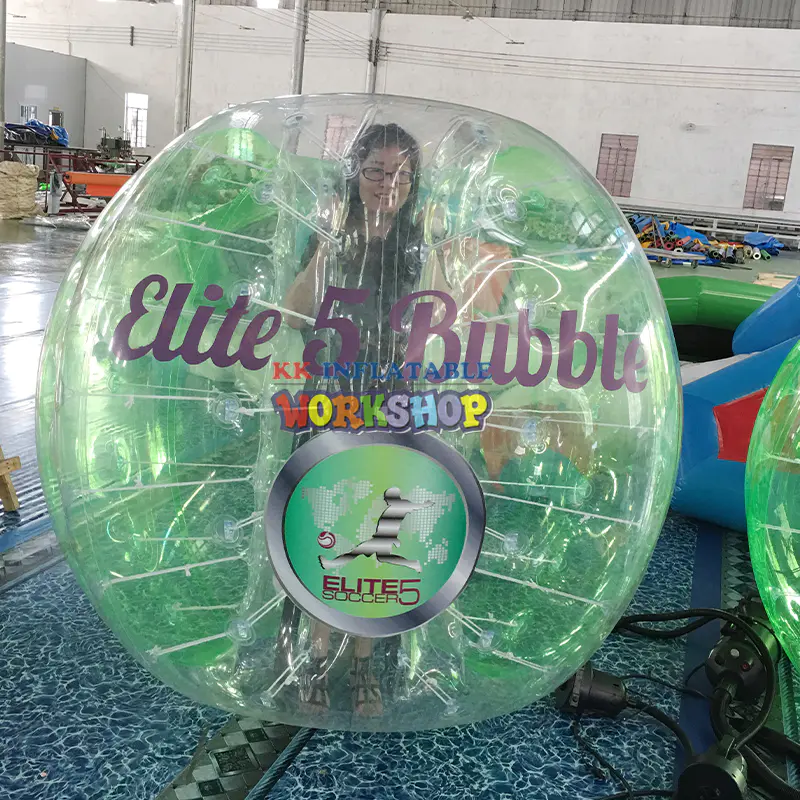 Inflatable Bumper Ball Body Human Bubble Blow Up Kids Bubble Suits For Soccer Game