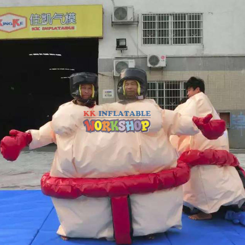 Durable pvc sumo suit costume sumo foam inflatable suit