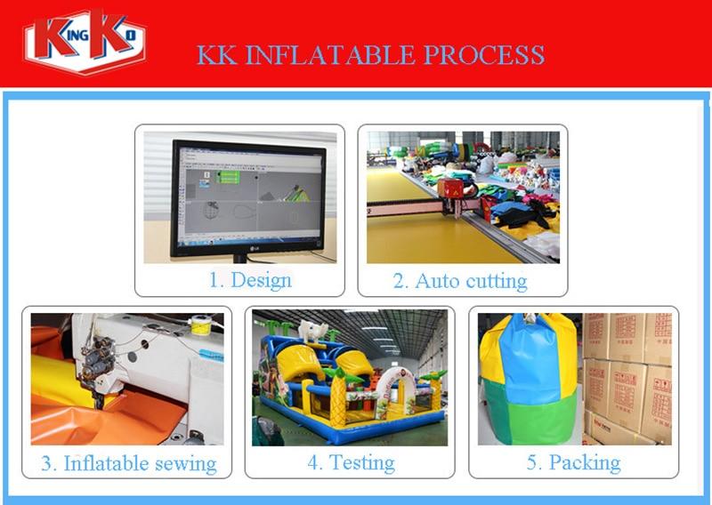 KK INFLATABLE large slide pool kids bounce house various styles for party