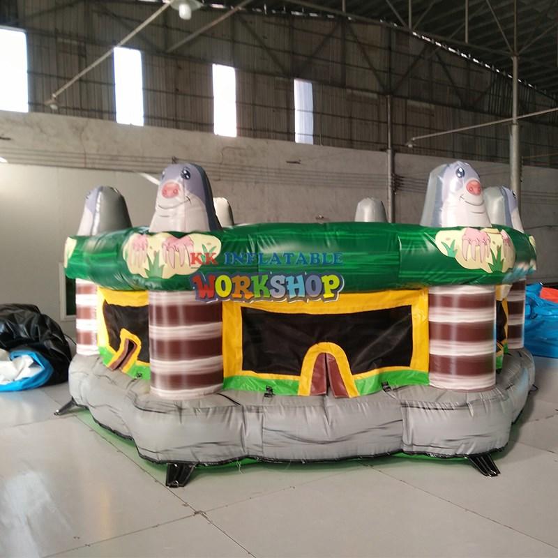 giant inflatable rock climbing wall wholesale for for amusement park KK INFLATABLE
