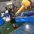 KK INFLATABLE funny kids climbing wall wholesale for training game