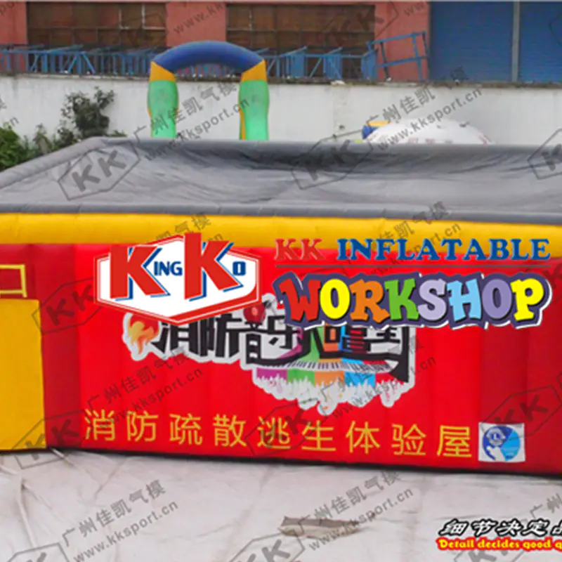 inflatable fire escape inflatable fire drill education excise tent