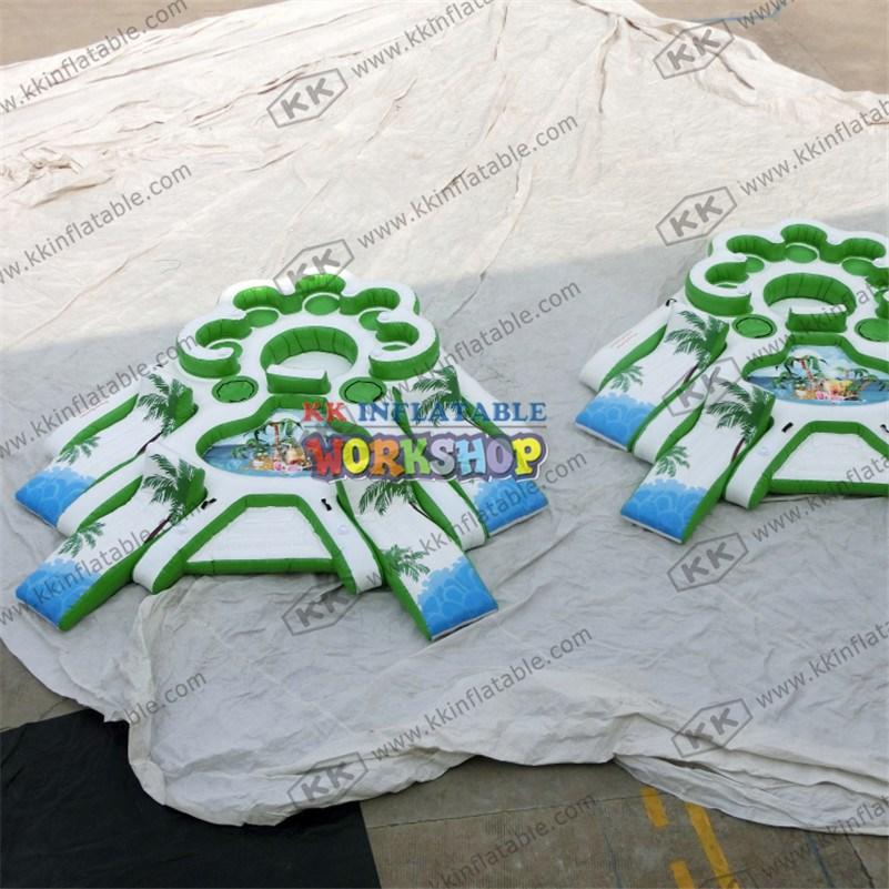 KK INFLATABLE trampoline inflatable pool toys colorful for swimming pool-3