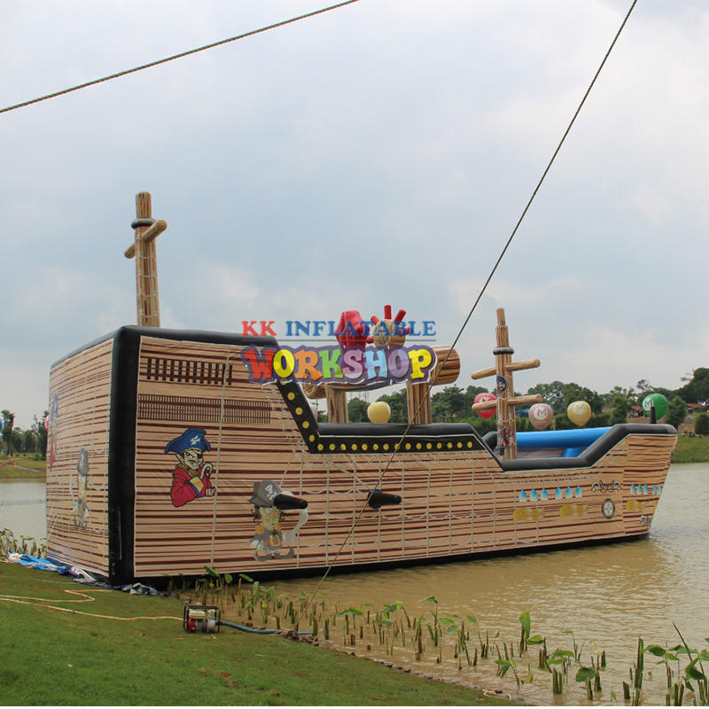 Giant advertising Commercial event decoration Inflatable Pirate Ship Inflatable boat