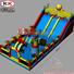 KK INFLATABLE jump bed blow up water slide supplier for swimming pool