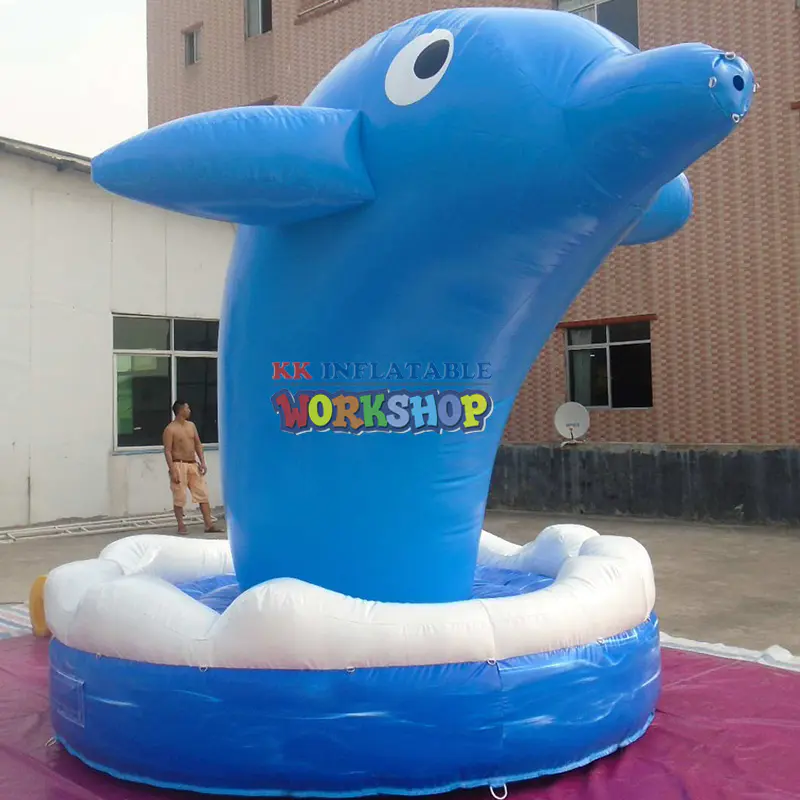 Factory Direct Modern Outdoor  Dolphin Life Size Cartoon Decoration