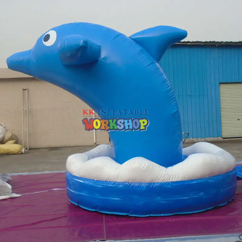 Factory Direct Modern Outdoor  Dolphin Life Size Cartoon Decoration