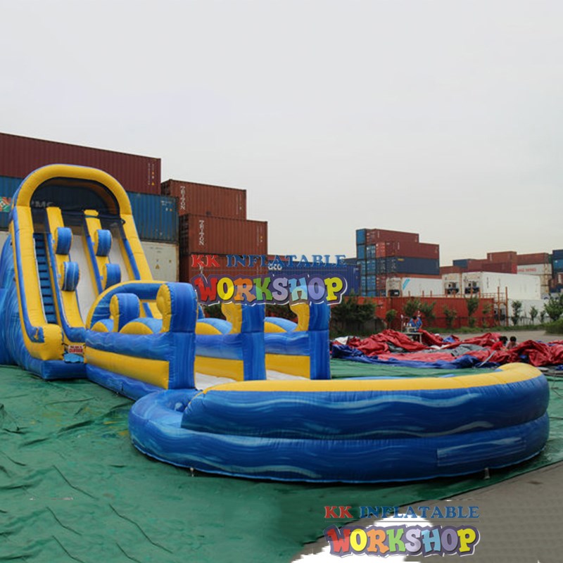 KK INFLATABLE heavy duty bouncy slide manufacturer for parks-4