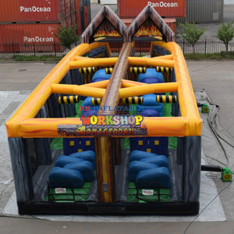 Giant Adult Inflatables Obstacle Course Indoor Playground Equipment