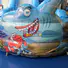 jump bed bounce house with slide transparent pig for swimming pool KK INFLATABLE