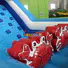 KK INFLATABLE cartoon obstacle course for kids manufacturer for playground