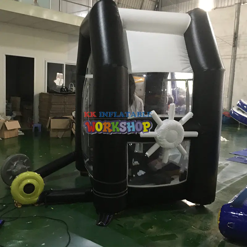 PVC Inflatable Cash Cube Money Grab Machine Booth with Air Blower for Advertising Event Promotion