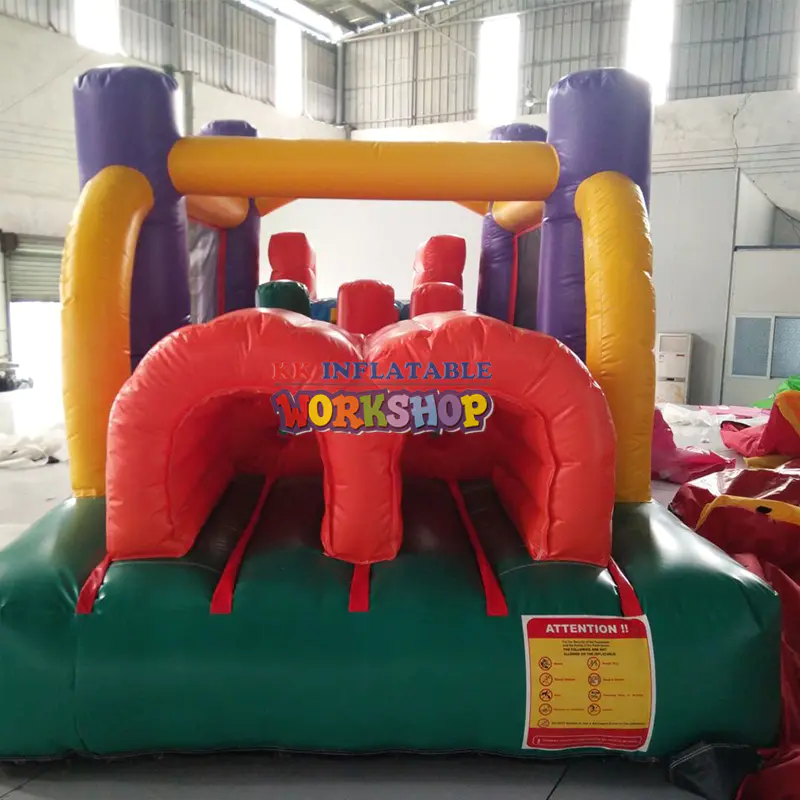 Home Garden Mini Inflatable Obstacle Course,Toddler Inflatable rush obstacle course