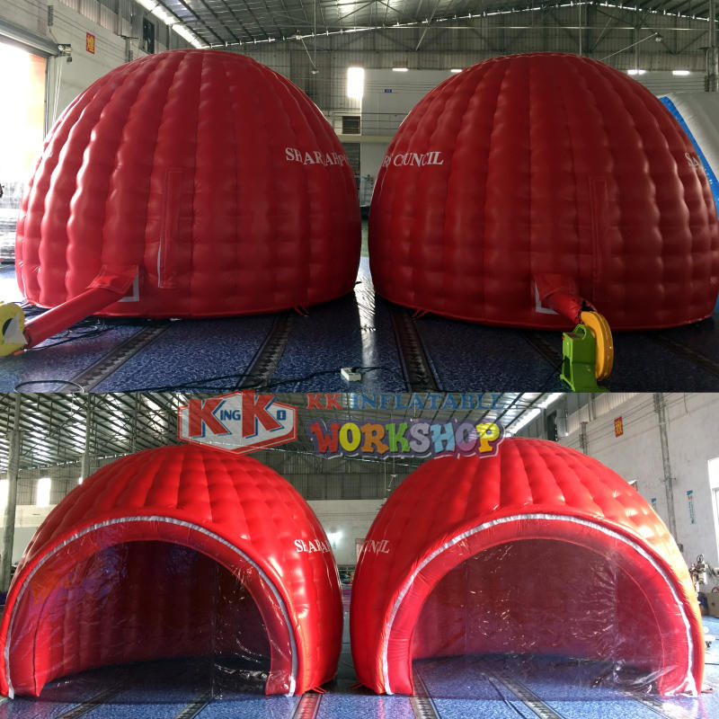 Disco Inflatable Igloo Dome Tent Giant Exhibition Show Tents Outdoor Event Party Half Dome Inflatable Tents