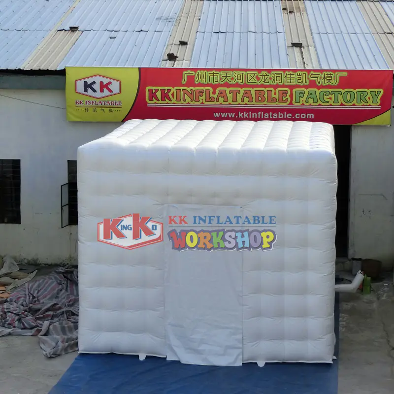 CE Outdoor white inflatable cubic cube tent/Customized marquee Wedding Party Tent