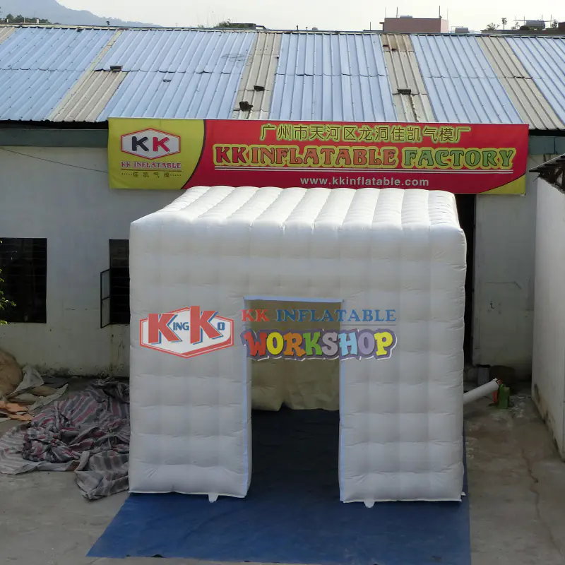 White Inflatable cube tent inflatable trade show tent Inflatable exhibition tent cover marquee Inflatable party tent