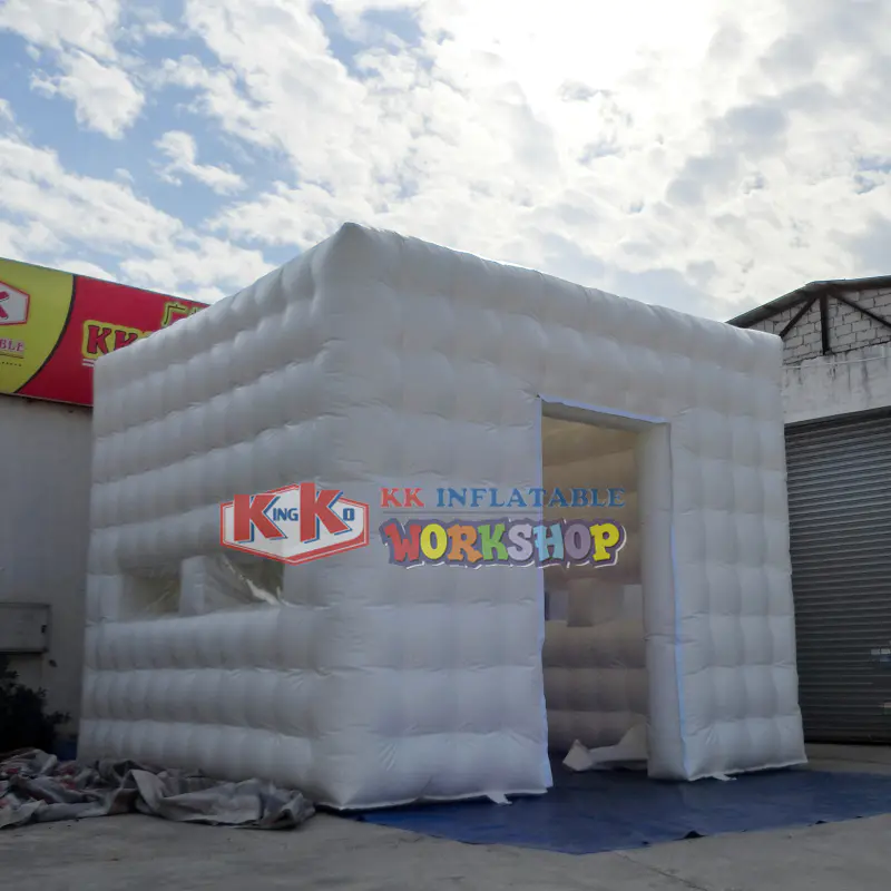 CE Outdoor white inflatable cubic cube tent/Customized marquee Wedding Party Tent