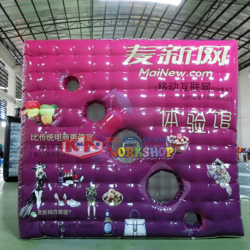 KK INFLATABLE square inflatable dome factory price for ticketing house
