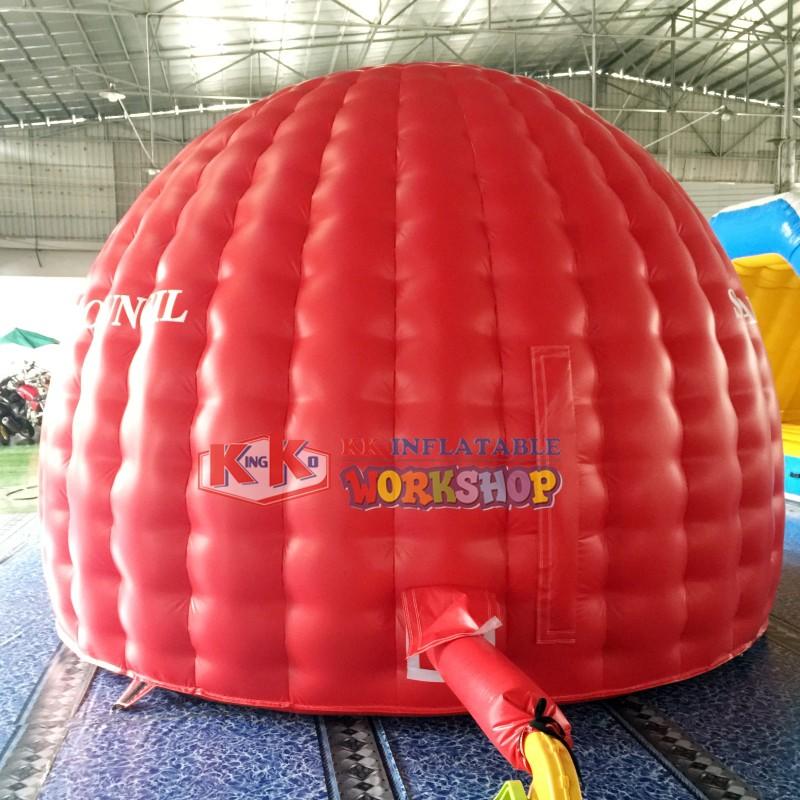 KK INFLATABLE crocodile style pump up tent supplier for exhibition