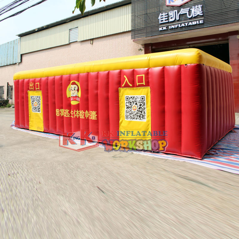 Inflatable Fire Tent Simulated smoke house