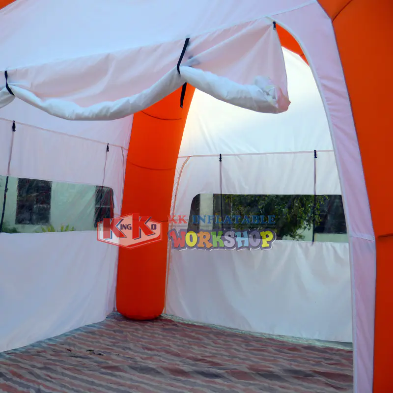 Outdoor Weather Resistant Inflatable Garage Trade Show Spider Tent