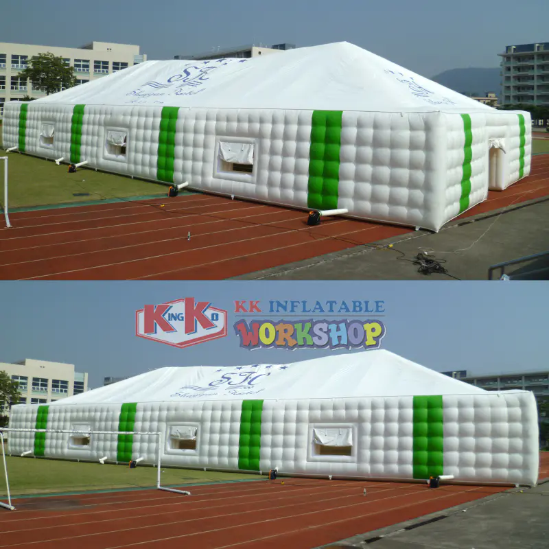 large PVC Inflatable Camping Tent 20m Cube Inflatable Marquee, Inflatable Tent for Exhibition Advertising