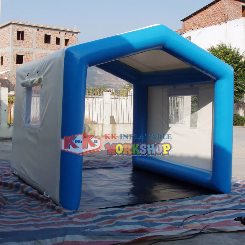 Outdoor Car Parking Inflatable Air Tent / inflatable Garage Tent In Anti - UV PVC Tarpaulin