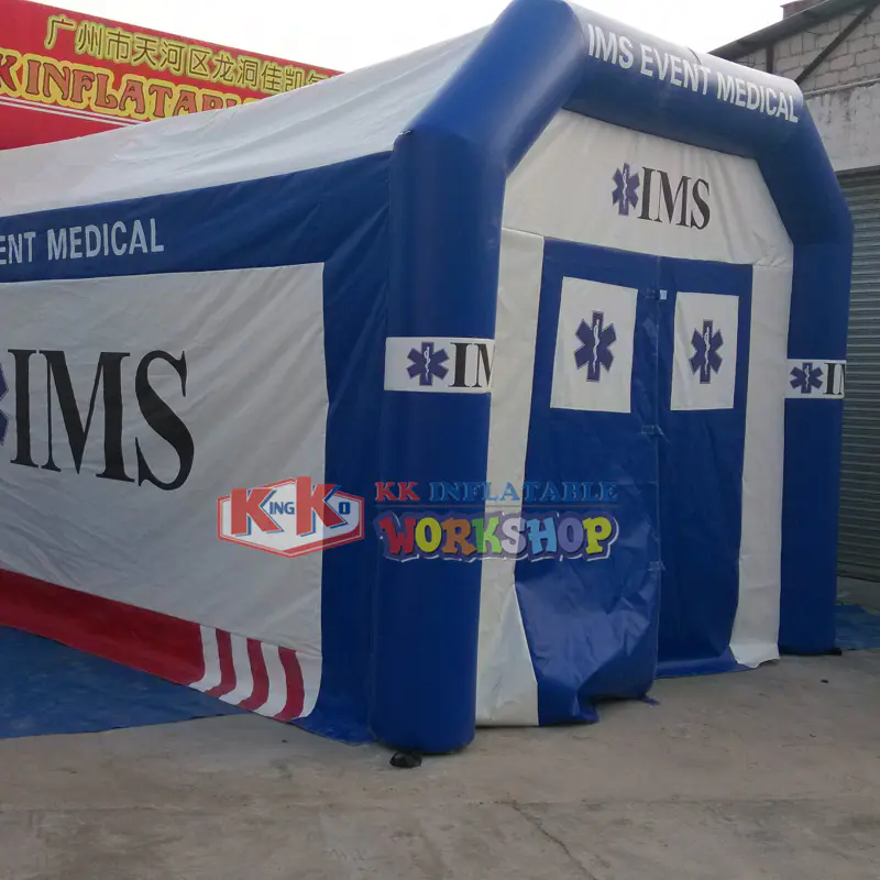 Outdoor emergency mobile medical tent hospital inflatable first aid tent mobile medical tent