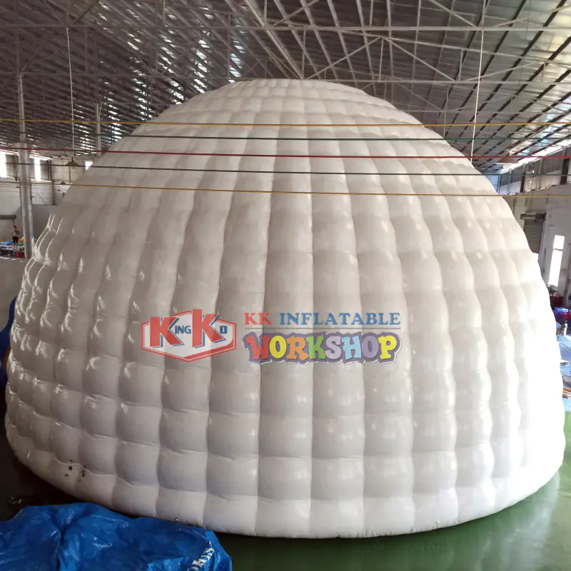 Outdoor giant inflatable igloo advertising tent