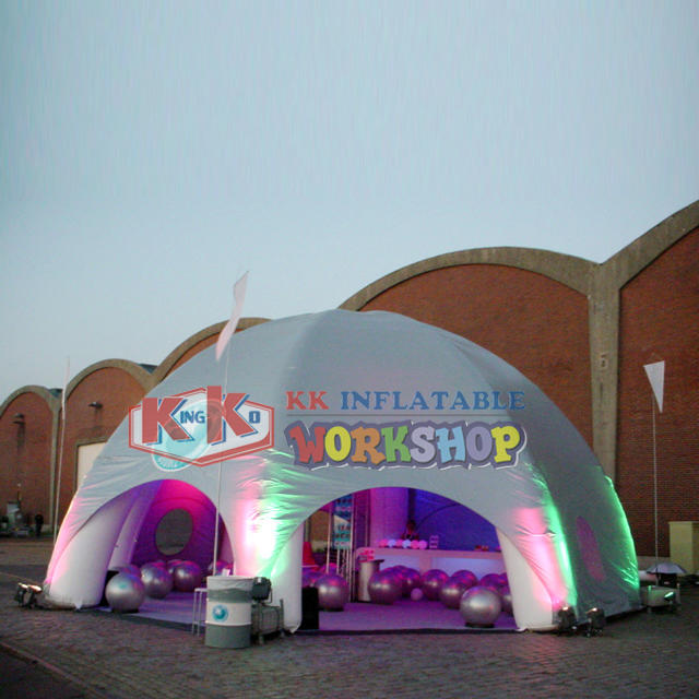 Inflatable air dome for advertisement and show