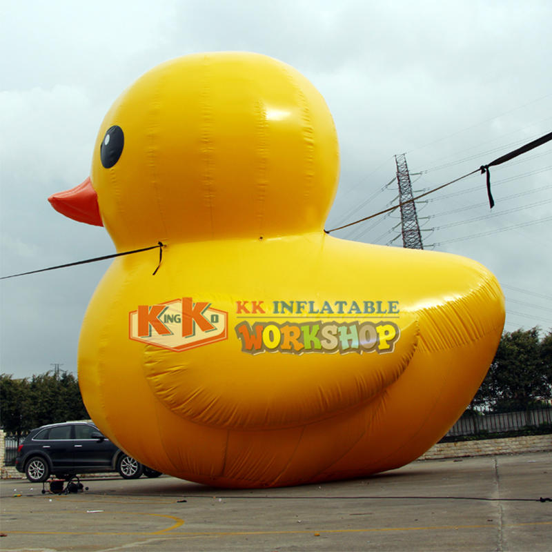 Giant Inflatable Yellow Duck / Cartoon Rubber Duck For Sea Pool Lake Water Floating