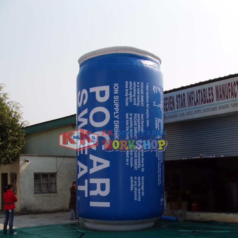 Inflatable bleaching advertising cola model