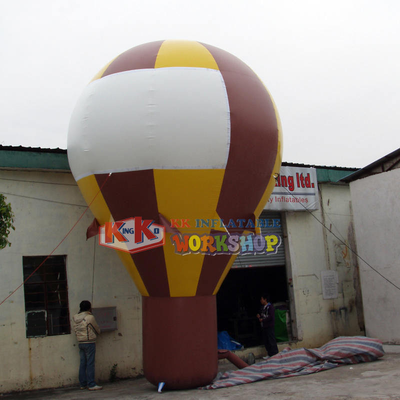 Inflatable float advertising hot air balloon