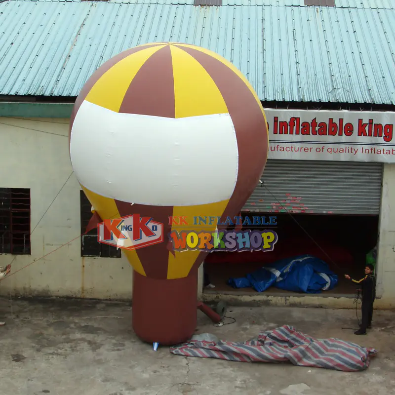 Inflatable float advertising hot air balloon