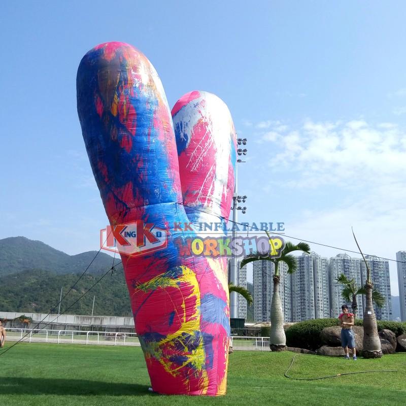 pvc outdoor inflatables cartoon for exhibition KK INFLATABLE