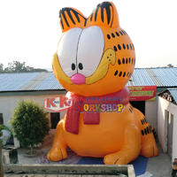Customized large inflatable cat advertisement